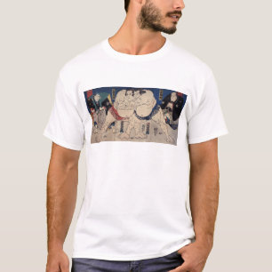 相撲, 国芳 Sumo Wrestling, Kuniyoshi, Ukiyo-e T-Shirt