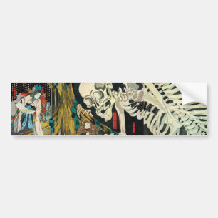 相馬の古内裏, 国芳 Skeleton Manipulated by Witch, Kuniyosh Bumper Sticker