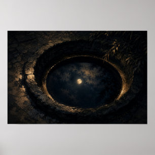 真夜中の井戸 — KŌAN (Landscape) Poster