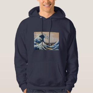 神奈川沖浪裏, 北斎 Great Wave, Hokusai Hoodie