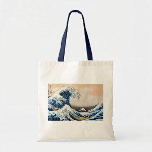 神奈川沖浪裏,北斎 Great Wave, Hokusai Tote Bag