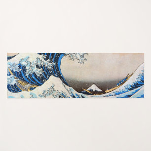 神奈川沖浪裏, 北斎 Great Wave, Hokusai, Ukiyo-e Yoga Mat