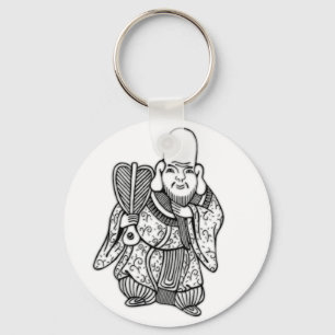 福禄寿 Fukurokuju lucky god original drawing Key Ring