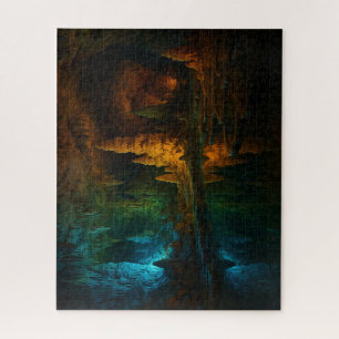 秋芳洞の幻想風景 / Fantastical View of Akiyoshido Cave Jigsaw Puzzle