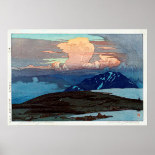 立山 五色ヶ原, Tateyama Goshikigahara, Yoshida, Woodcut Poster