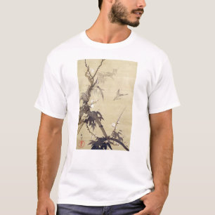 竹に鳥, 其一 Bird and Bamboo, Kiitsu, Japan Art T-Shirt