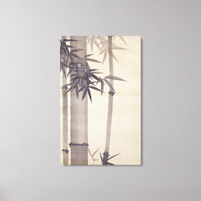竹, 其一 Bamboo, Kiitsu, Japan Art Canvas Print (Front)