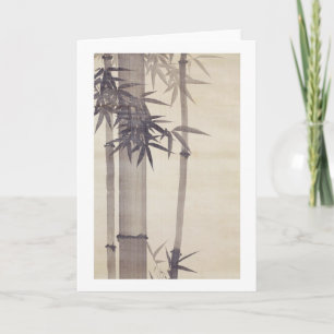 竹, 其一 Bamboo, Kiitsu, Japan Art Card