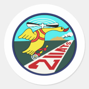 第２１１教育航空隊パッチ CLASSIC ROUND STICKER