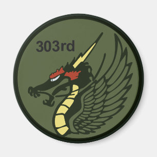 第303飛行隊パッチ 303th TFS Magnet