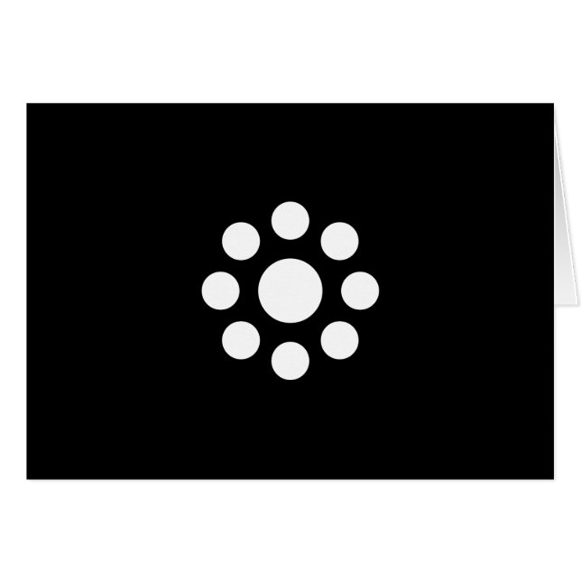 細川九曜 (Front Horizontal)