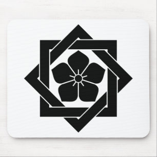 組合角に桔梗 MOUSE MAT