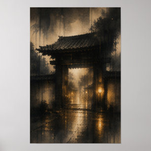 羅生門・雨の門 — KŌAN (Portrait) Poster
