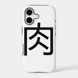 肉 Meat Niku Mi-to Japanese Script Meat Kanji Niku