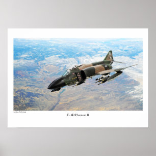 航空芸術ポスター「F-4 Phantom II」 Poster