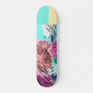 色＿波＿The Great Wave…color トートバッグ Skateboard