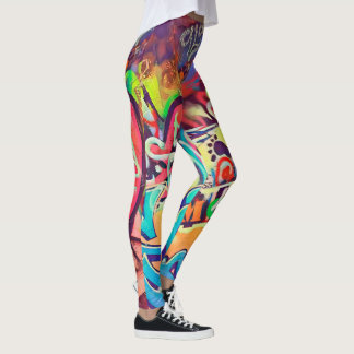 落書き通り GRAFITTI (Rakugaki) Leggings