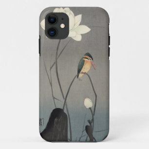 蓮にカワセミ, 古邨 Kingfisher on Lotus, Koson, Ukiyo-e iPhone 11 Case