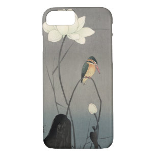 蓮にカワセミ, 古邨 Kingfisher on Lotus, Koson, Ukiyo-e iPhone 8/7 Case