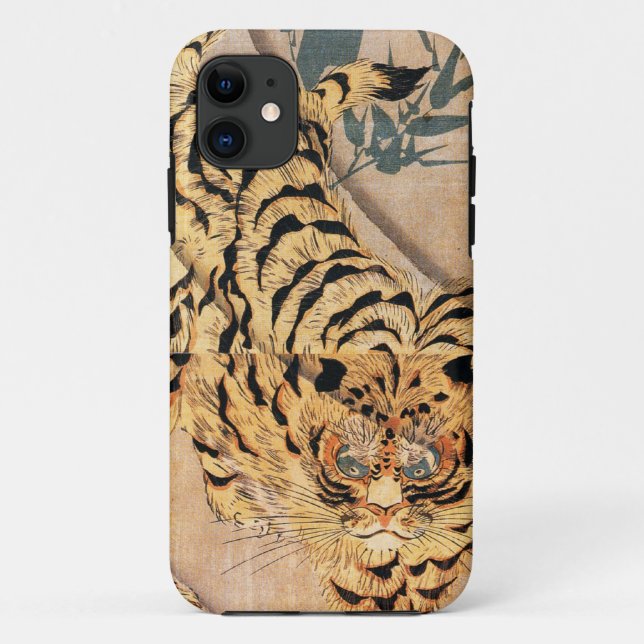 虎図, 国芳 Tiger, Kuniyoshi Case-Mate iPhone Case (Back)