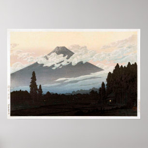 裾野の富士, Mt. Fuji from Susono, Hasui Kawas Poster