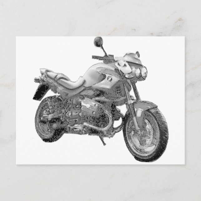 （複数の商品が選択されています）オートバイ POSTCARD (Front)