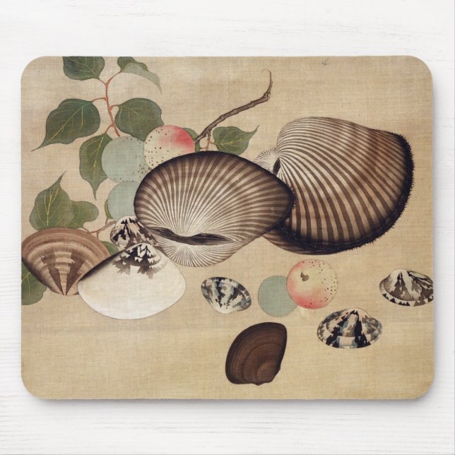 貝, 其一 Shellfish, Kiitsu Mouse Mat (Front)