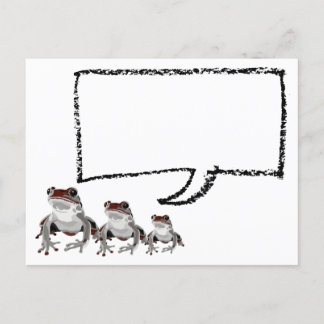 赤カエル ポストカード POSTCARD