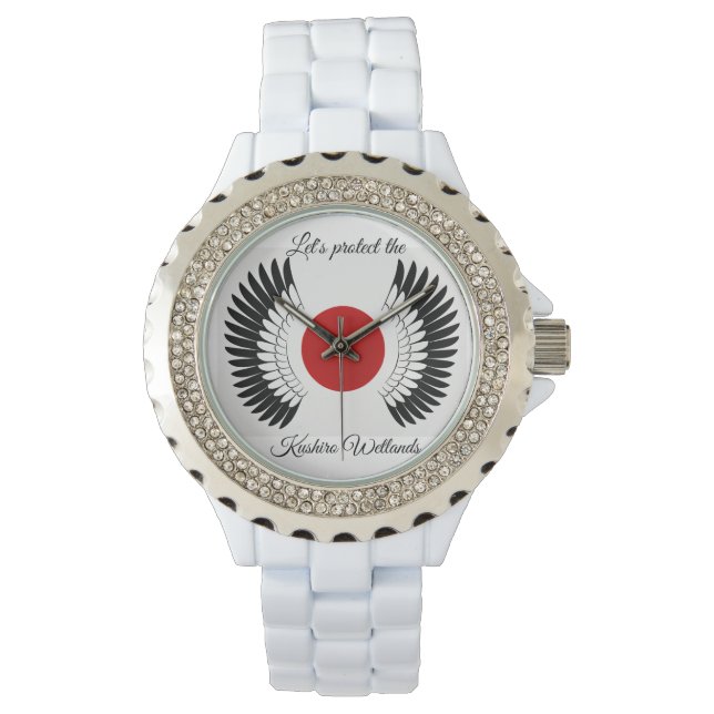 釧路湿原を守ろう! チャリティ・ウォッチ（Charity Watch） 腕時計 Watch (Front)