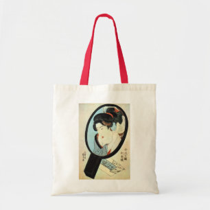 鏡の中の女, 国貞 Woman in the Mirror, Kunisada Tote Bag