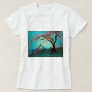 雲井桜, Kumoi Cherry blossoms, Yoshida, Woodcut T-Shirt