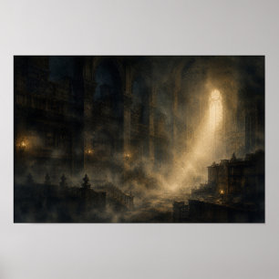 霧の古書館 — KŌAN (Landscape) Poster
