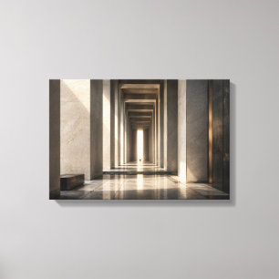 静かな回廊 — Aurema (Landscape) Canvas Print