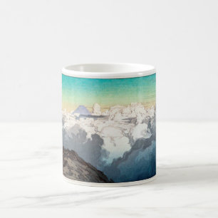 駒ヶ岳山頂, Peak of Komagatake, Hiroshi Yoshida, Woodcu Coffee Mug