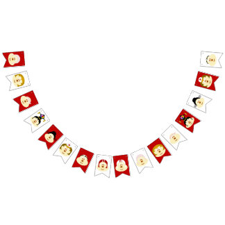 鮑 鮑 Swallowtail Bunting Flags