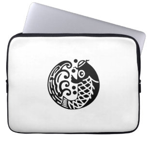 鯉に波 LAPTOP SLEEVE