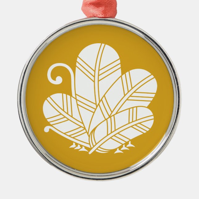 鷹の羽蝶 METAL TREE DECORATION (Front)