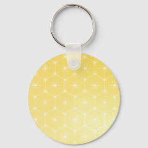 麻の葉文様のキーホルダー KEY RING