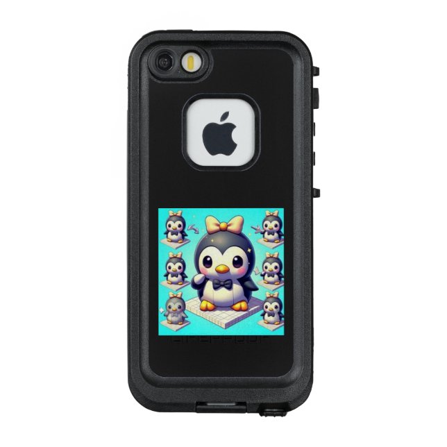 黄色いリボンのペンギンちゃん LifeProof iPhone CASE (Back)