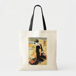 黒い着物の女, 豊国 Woman of Black Kimono, Toyokuni Tote Bag
