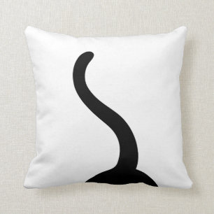 黒猫しっぽ クッション CUSHION