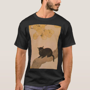 黒猫, 春草 Black Cat, Shunsō T-Shirt