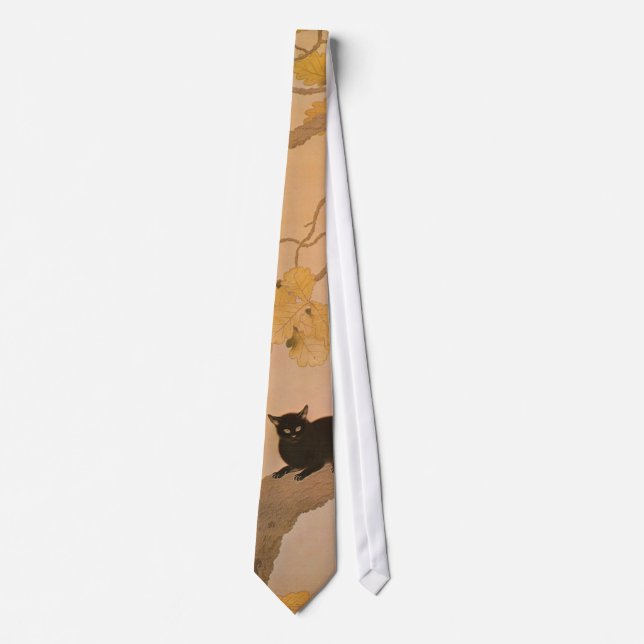 黒猫, 春草 Black Cat, Shunsō Tie (Front)