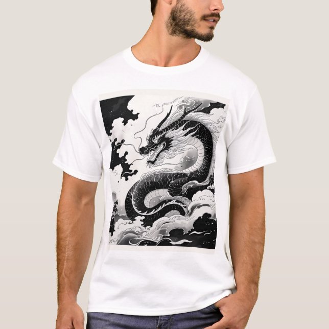 龍の神聖な力 T-Shirt (Front)