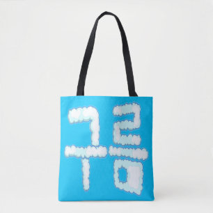 구름 Korean Language Design with Clouds Tote Bag