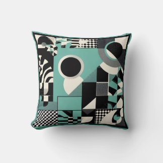 민트패턴 액자 CUSHION