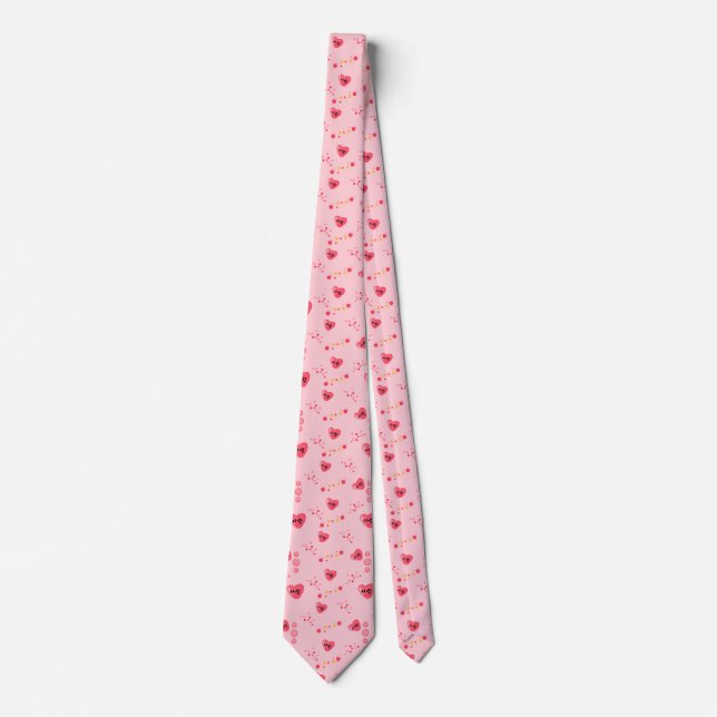 사랑 - LOVE in Korean Tie (Front)