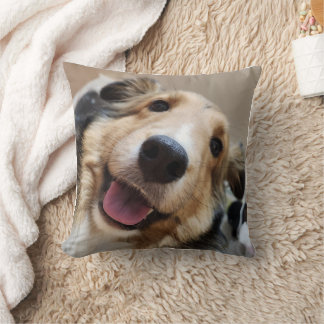 스마일 강아지 얼굴 베개쿠션 CUSHION