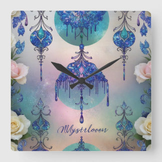 아름다운 문양 노트 SQUARE WALL CLOCK