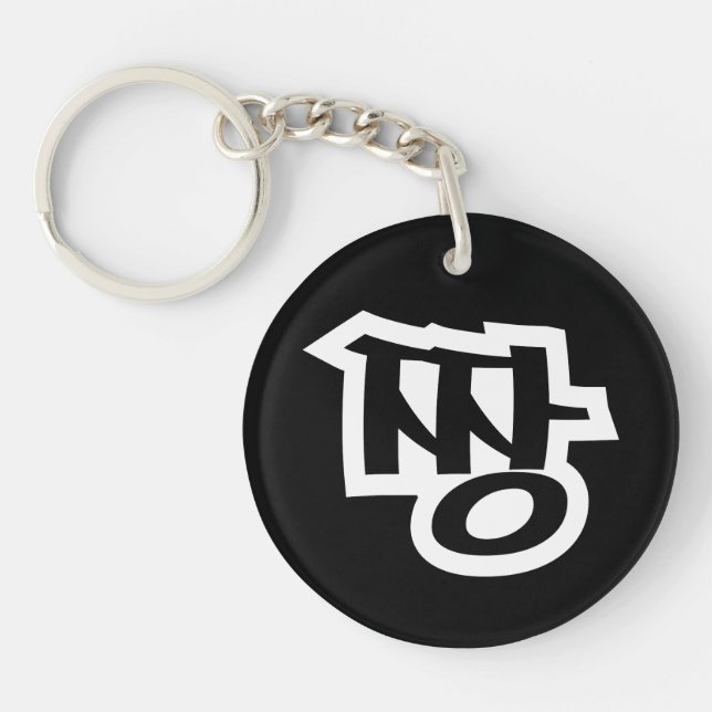 짱 JJANG - The BEST ~ Korean Slang Hangul Language Key Ring (Front)